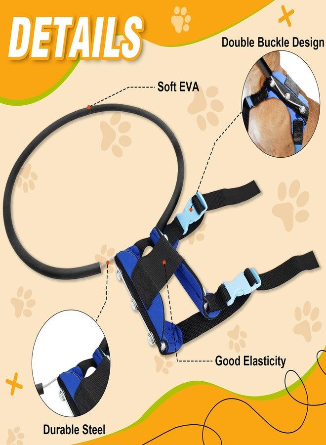 LetPetRun Blind Dog Halo Harness, Adjustable Protective Ring Collar Vest, Safe Navigation & Head Protection for Visually Impaired Pets (XXS for 13.3-17.2in) - Image 4