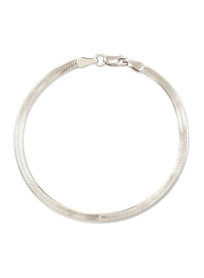 Kendra Scott Herringbone Chain Necklace, One Size, Sterling Silver Precious Metal - Image 1