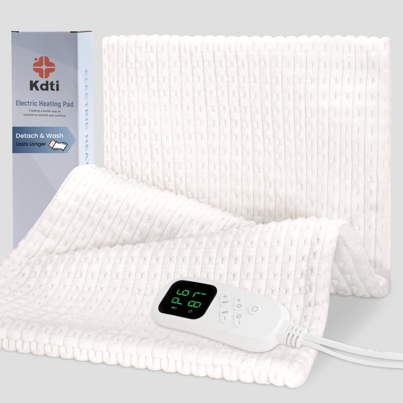 Kdti Heating Pad with Removable Cover for Back, Neck, Abdomen, Knees, and Legs to Relieve Muscle Soreness, Machine Washable, Moist Heat or Dry Heat with auto-shutoff, Ideal Birthday Gift. - Image 1