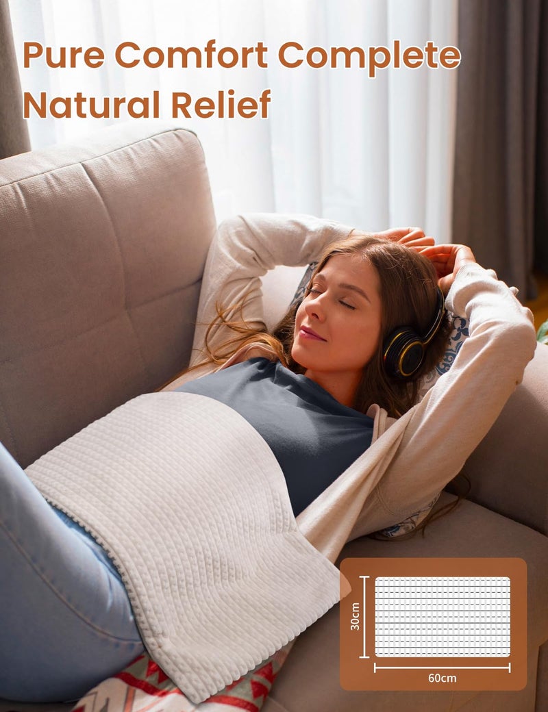 Kdti Heating Pad with Removable Cover for Back, Neck, Abdomen, Knees, and Legs to Relieve Muscle Soreness, Machine Washable, Moist Heat or Dry Heat with auto-shutoff, Ideal Birthday Gift. - Image 2