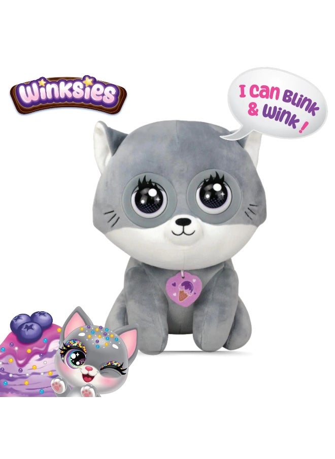 Silverlit Silverlit Winksies Blueberry Kitten Interactive Plush Toy (30 cm)  - Image 2