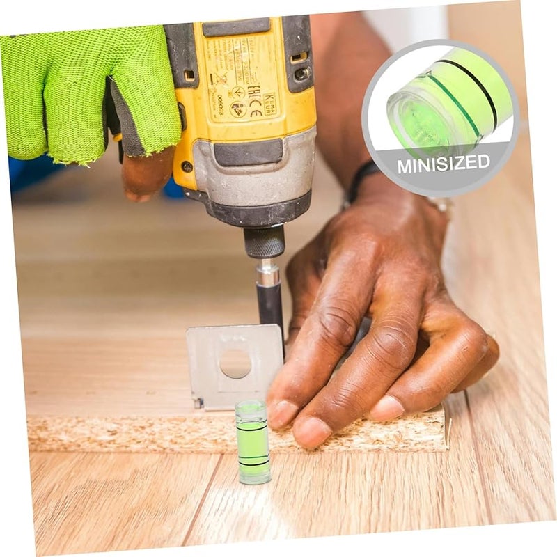 10Pcs Mini Bubble Spirit Levels High Accuracy Leveling Tool For Woodworking Picture Hanging - Image 4