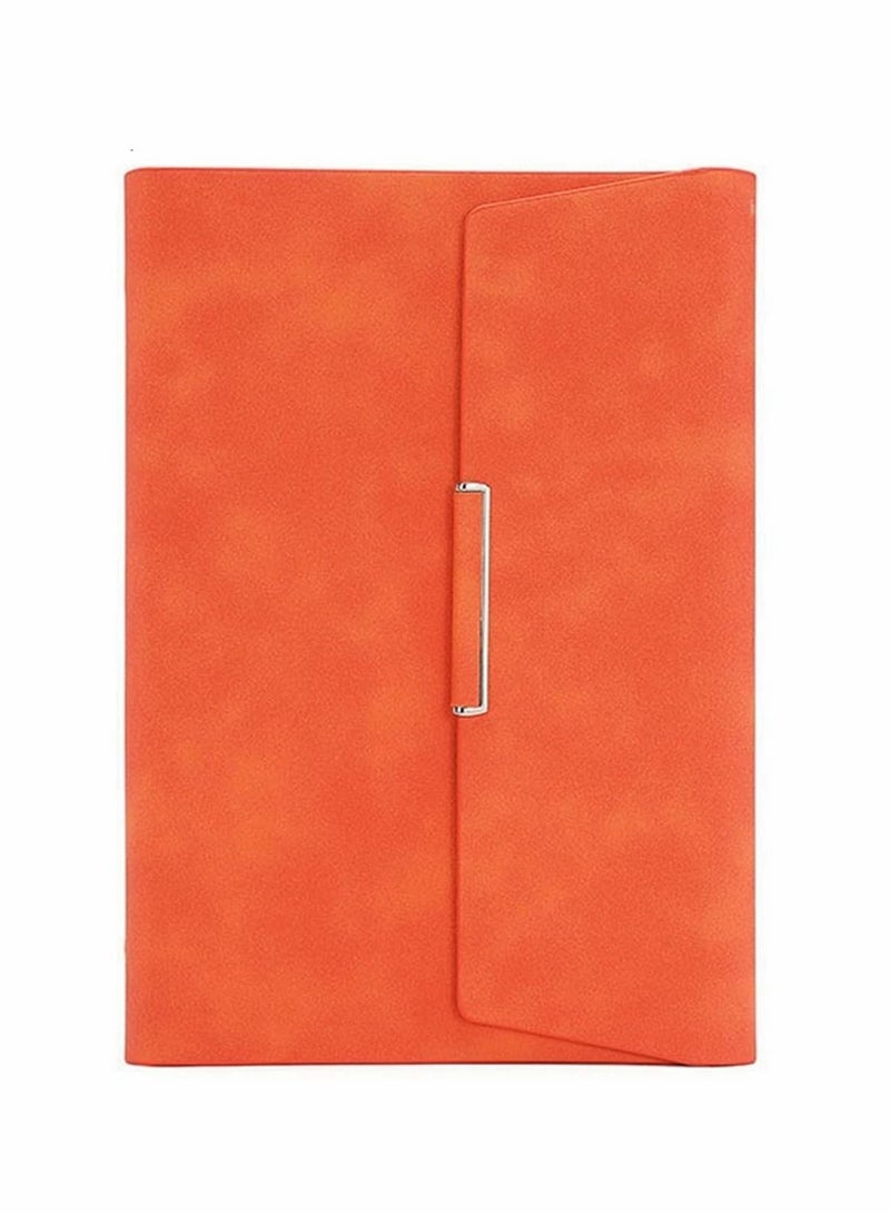 Excefore A5 3-Folds Loose-Leaf Notebook Business Office Diary 235 * 175mm Orange  - Image 1