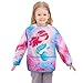 WERNNSAI Kids Art Smock for Girls Mermaid Kids Aprons Waterproof Toddler Art Painting Smock for Girl 68 with Long Sleeve and 3 Pockets Painting Eating Cooking Baking Gardening Apron - Image 3
