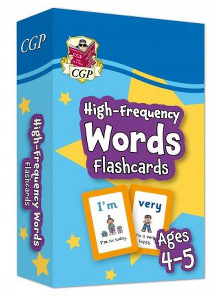 New High-Frequency Words Flashcards for Ages 4-5: perfect for back-to-school practice