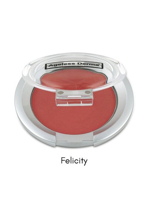 Ageless Derma Mineral Cream Blush Felicity Gluten and Paraben Free 