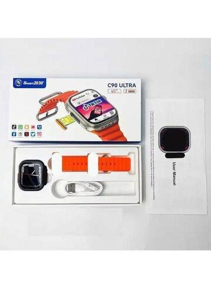 سمارت بيري ساعة ذكية Smart Berry C90 ULTRA مع شريحة اتصال 4G - Image 3