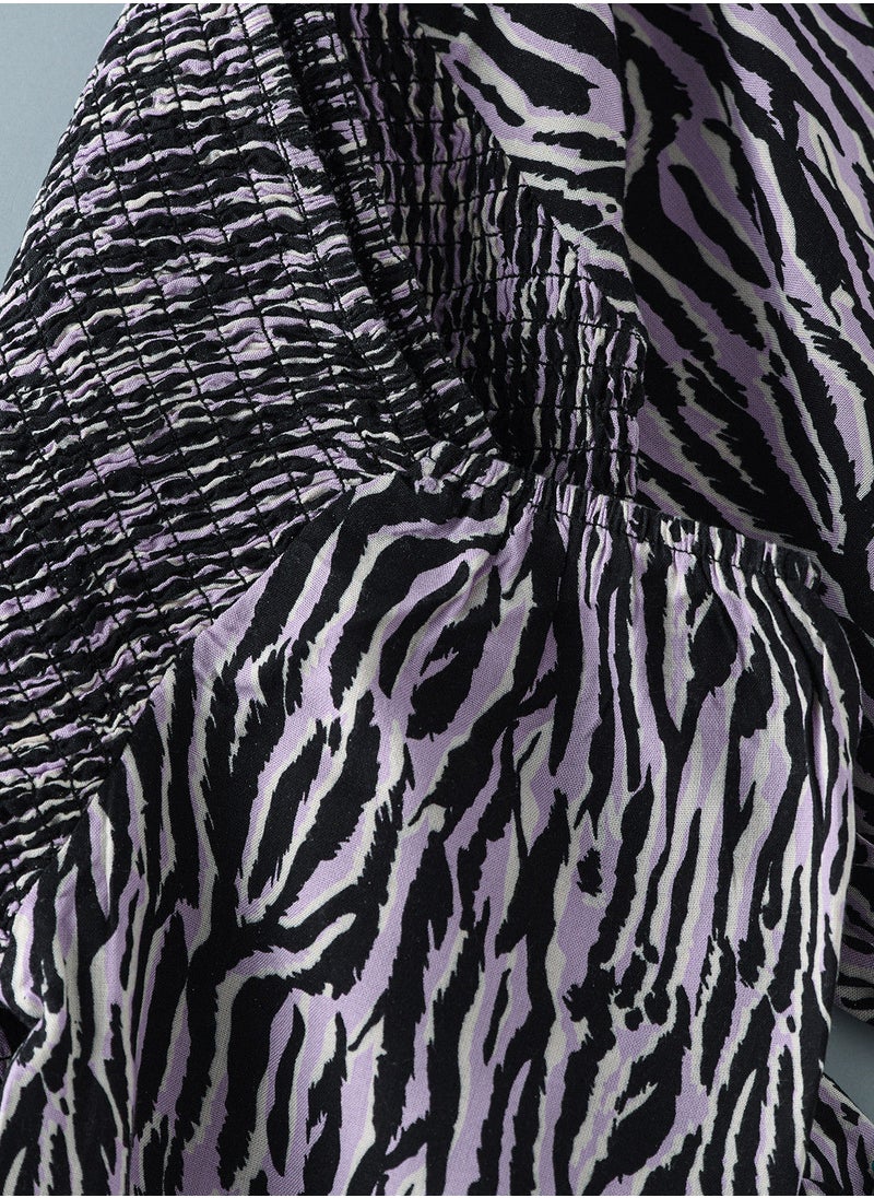Jelliene Aop woven top  - Image 4