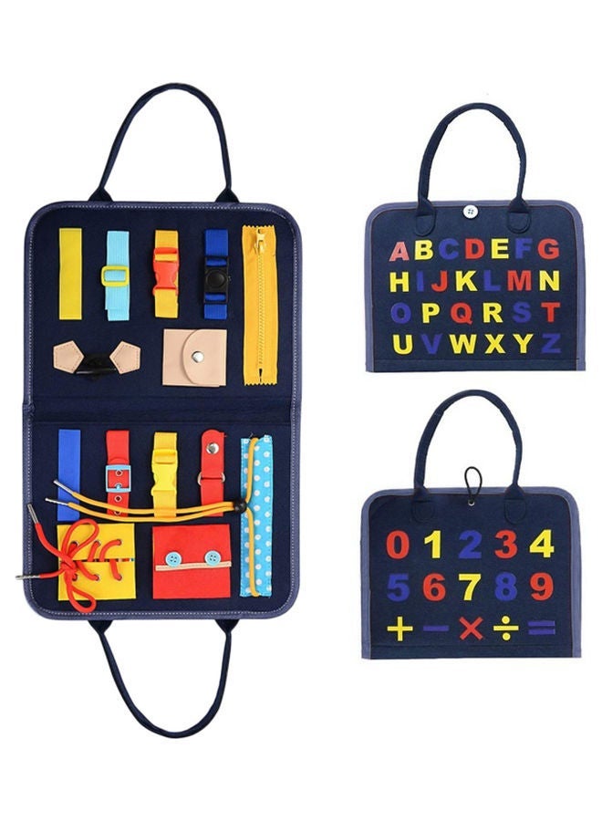 NIBEMINENT Sensory Toddler Busy Activity Board  - Image 1