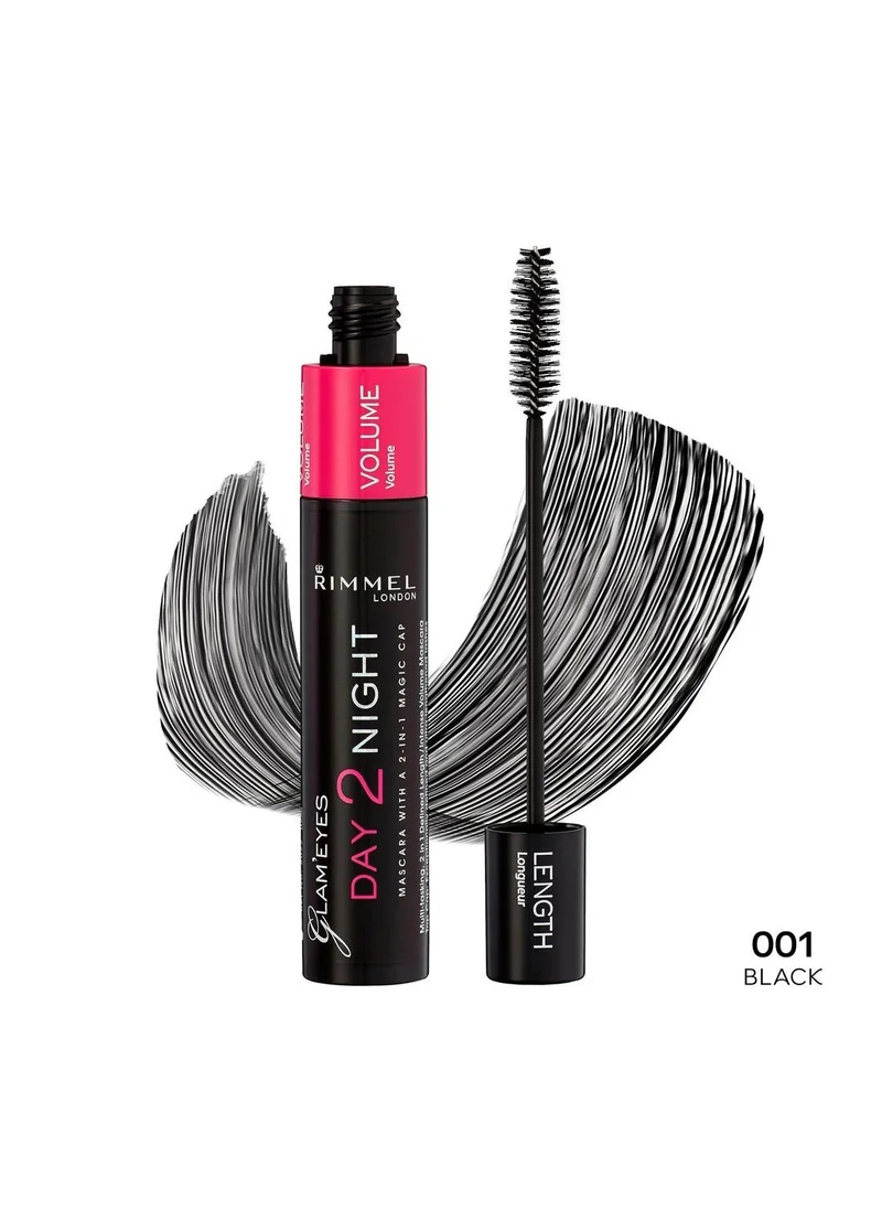 RIMMEL LONDON Rimmel Scandal Eyes Day 2 Night Mascara with Eye Definer