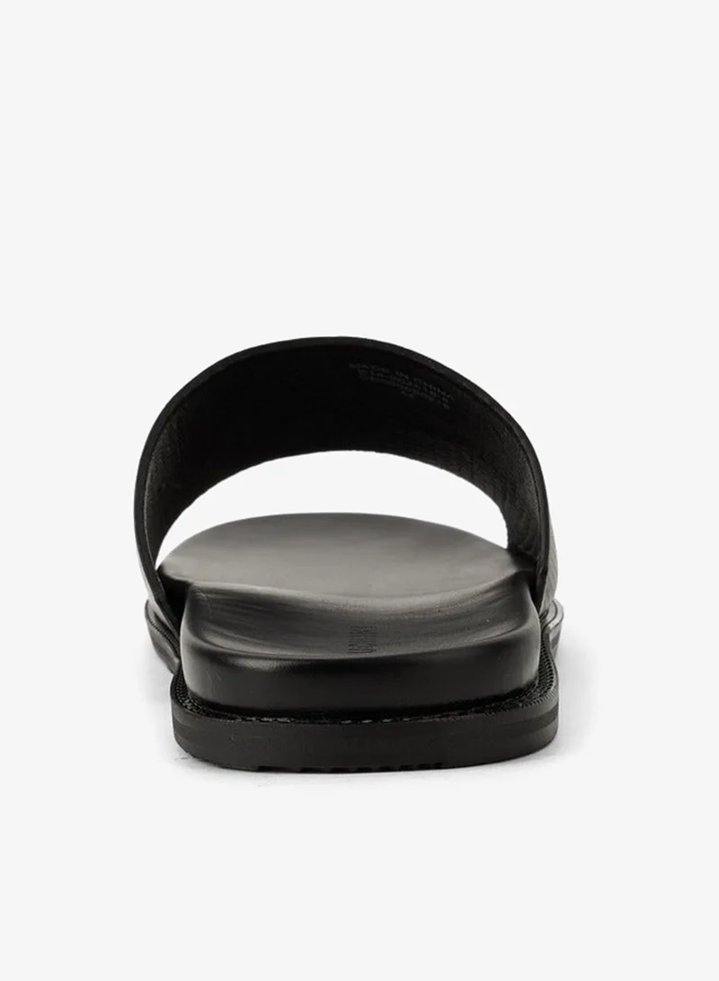 DUCHINI Black Men Slip-On Comfort Sandals for Men | Best Price UAE