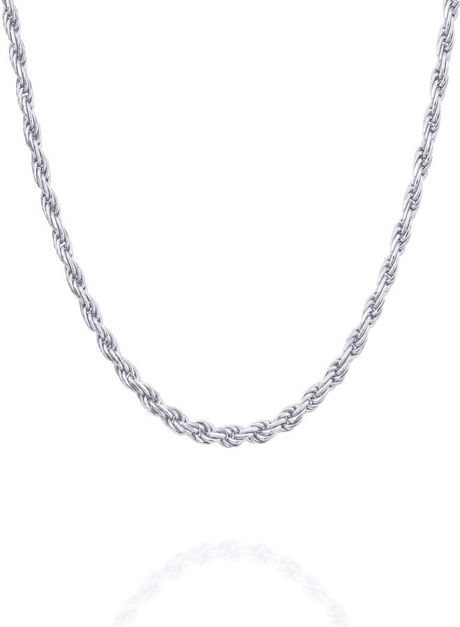 PAVOI Italian Solid 925 Sterling Silver, 22K Gold Plated Chain Necklaces | Snake, Square Box, Cable, Super Flex Curb, Miami Cuban and Rope Diamond-Cut Herringbone Necklace for Women and Men | MADE IN - Image 1
