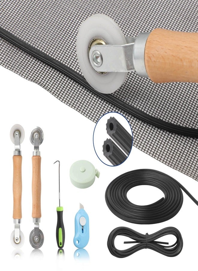 Yolovit Window Screen Door Repair Kit Include Window Screens Mesh 48"x118" with All Tools in Window Screen Replacement, - Image 1