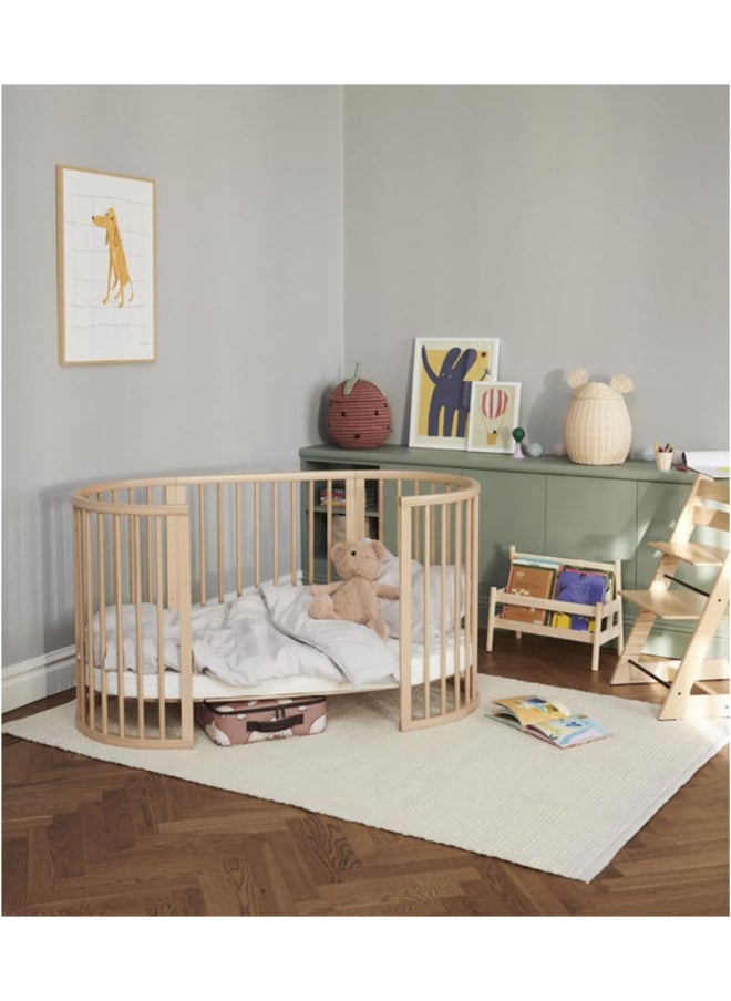 STOKKE - Sleepi Baby Crib/Bed Baby Bed For 0 - 36 Months Adjustable, Stylish And Flexible Optional Extension Kit For Children Up To 10 Years Old Natural - Image 1