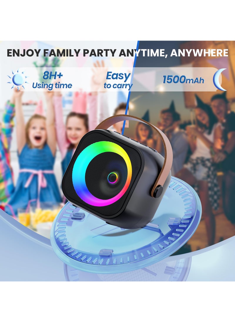 Karaoke Machine with 2 Wireless Microphones and Party Lights, Portable Bluetooth Karaoke Speaker for Kids and Adults, Birthday Gifts for Girls Boys Family Home Party - pzsku/Z5E371745CDF0502B8012Z/45/_/1721634651/fd26e2e6-f805-4bd3-9adc-8ea57d89d800