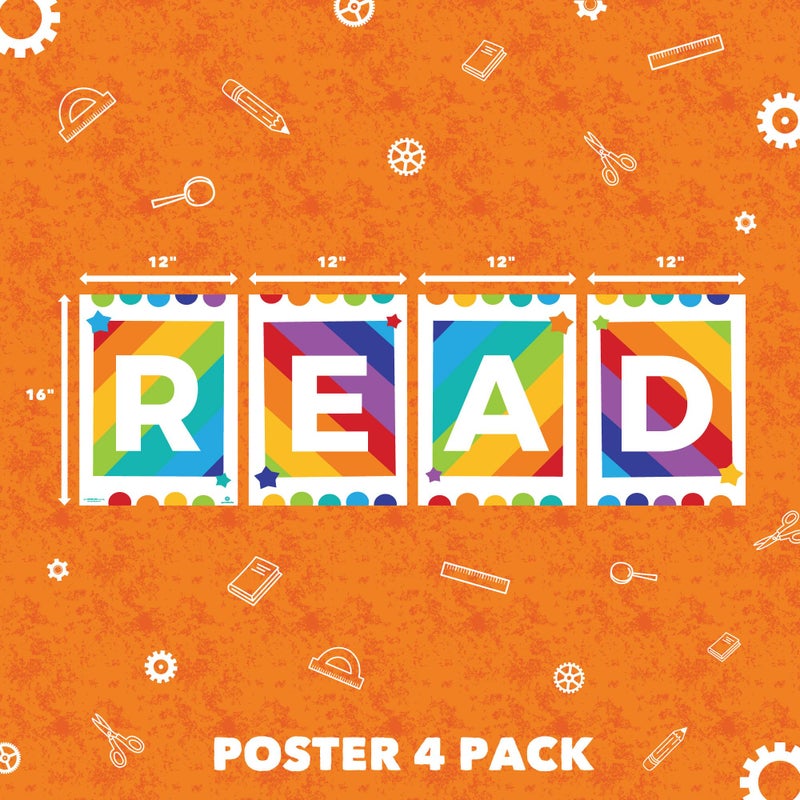 Sproutbrite Classroom Decorations - Reading Poster for Teachers - Bulletin Board and Wall Decor for Pre School, Elementary and Middle School - Image 2