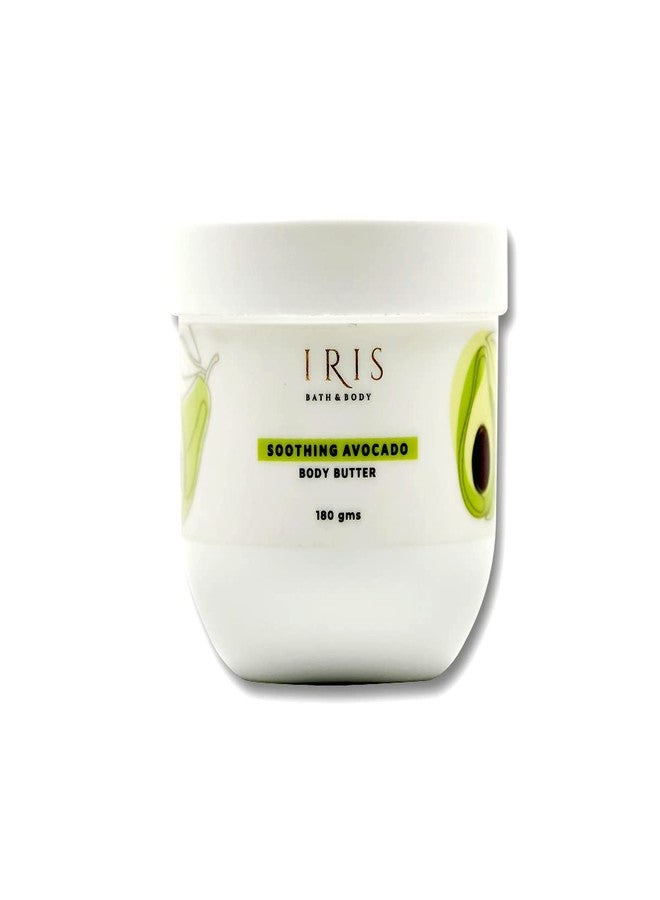 Iris Cosmetics Iris Soothing Avocado Body Butter - Calm and Hydrate | Replenish Dry and Irritated Skin | 180g - Image 2