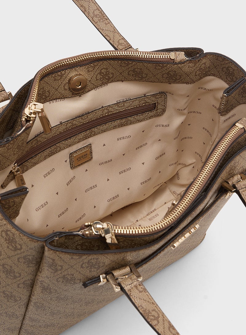 GUESS Katya Multi Compartment Tote  - Image 5