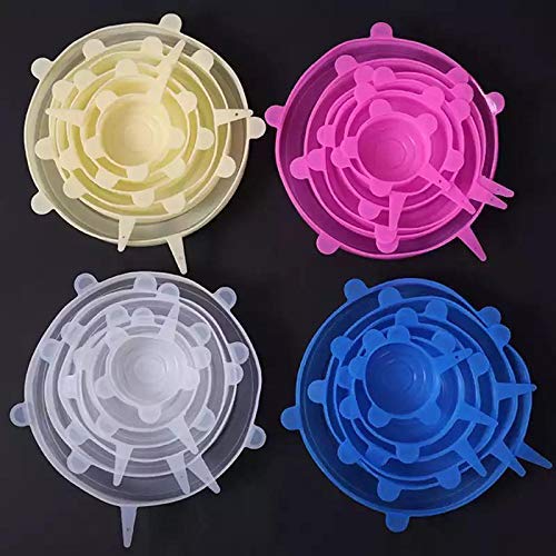 Top Select Silicone Lid Set,Silicon lids for containers,Silicon Stretchable lids,Silicone lids and Cover. - Image 1