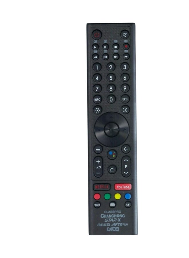 Universal TV Remote Control for Changhong, CLASSPRO, STAR-X, Aiwa, Orca, CHIQ TV | WIDGETS MATRIX - Image 1
