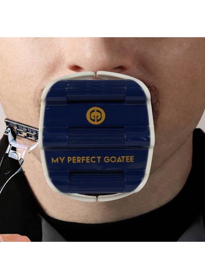 My Perfect Goatee® Shaving Template - Create a Perfectly Shaped Goatee Every Time - Adjustable Reduces Shaving Time - Shape Goatee and Circle Bead (Version 1.1)