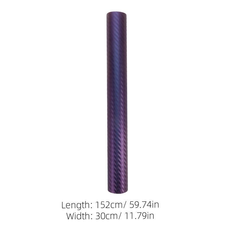 1 Roll Carbon Fiber Vinyl Wrap Car Body Film Vinyl Carbon Colored Carbon Fiber Sheet Color Changing Film - Image 3