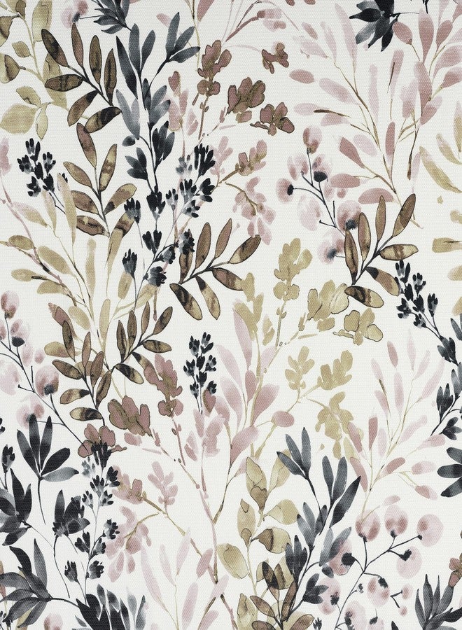 No. 918 Amelie Botanical Print Energy Saving Grommet Curtain Panel, 48" x 84", Blush - Image 5