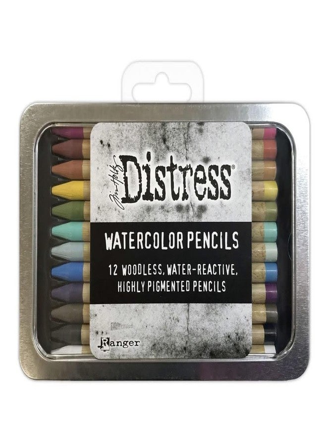 Ranger Tim Holtz Distress Watercolour Pencils Set 1-12 pcs - Image 1