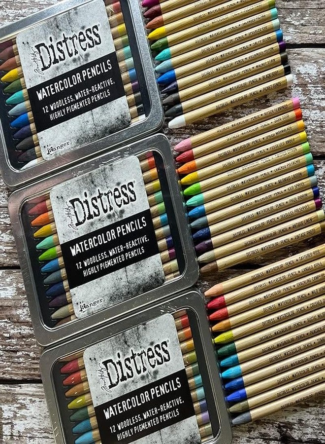 Ranger Tim Holtz Distress Watercolour Pencils Set 1-12 pcs - Image 2
