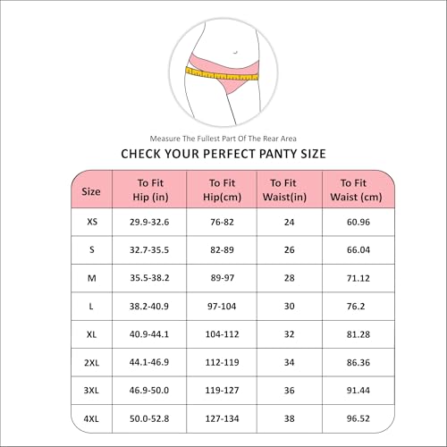 SOIE Women Mid Rise Medium Coverage Solid and Printed Cotton Stretch Brief Panty Combo Pack of 6 Multicolor (6BF-20 Pack 8 M) - Image 5