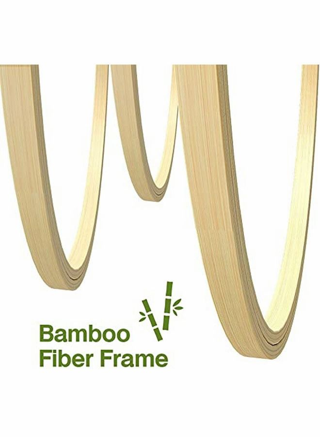 SYOSI 6 Pieces Of Embroidery Hoop Set Bamboo Round Cross Stitch Ring 10.16 Cm To 25.4 Cm For Embroidery And Cross Stitch, Diy Accessories - Image 3