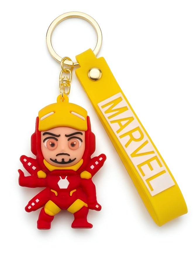 مارفل ميدالية مفاتيح "آيرون مان" (Iron Man) من مارفل بتصميم ثلاثي الأبعاد، ميدالية شخصية للأطفال، إكسسوار للحقائب، تعليقة لحقيبة الظهر، هدية ولعبة قابلة للاقتناء، تصاميم متنوعة. - Image 1