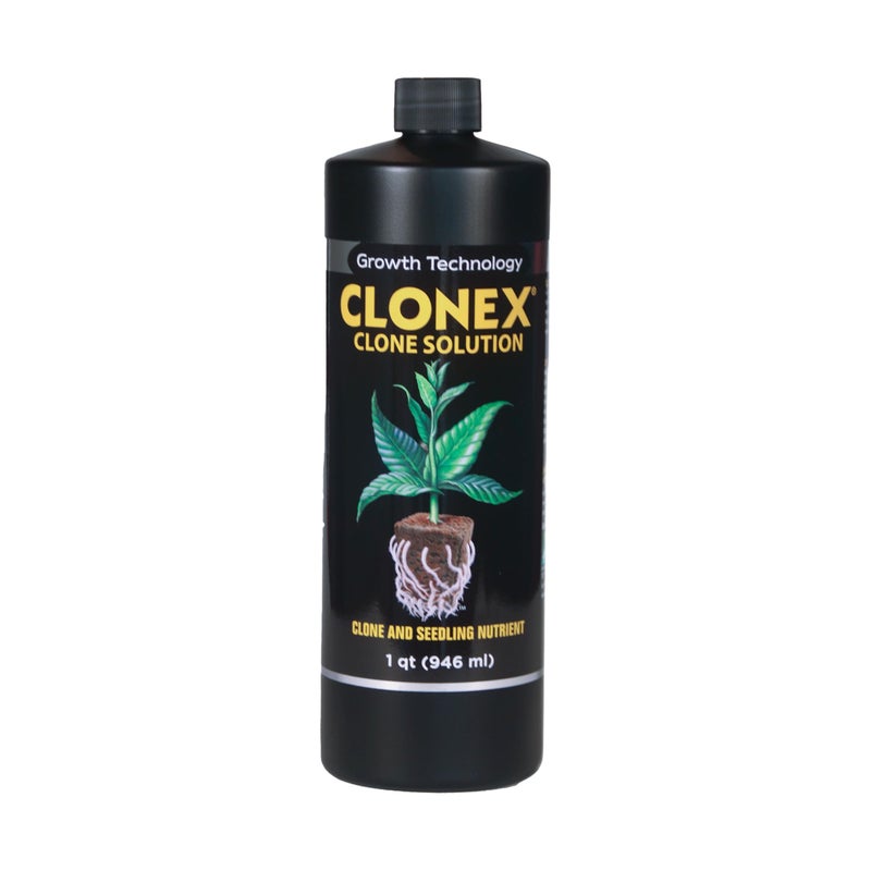 Clonex محلول كلونيكس، صيغة مغذية احترافية للبذور، والقصاصات، والاستخدام العام. يغذي النباتات الصغيرة، ويساعد على تعزيز النمو وتطوير الجذور بسرعة - 1 كوارت - Image 1