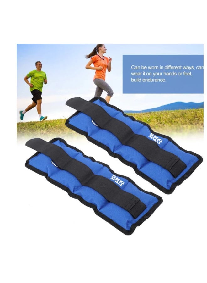 سبال حزام قابل للتعديل بالكامل بوزن الكاحل والمعصم للنساء والرجال والأطفال واللياقة البدنية والكاحل والمشي والجري والركض والجيم - Image 5