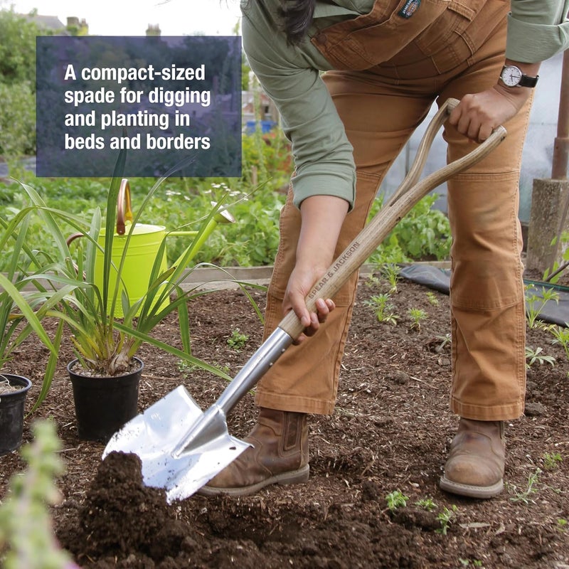 Spear  Jackson 4650PS Traditional Stainless Planting Spade, Brown - Image 2