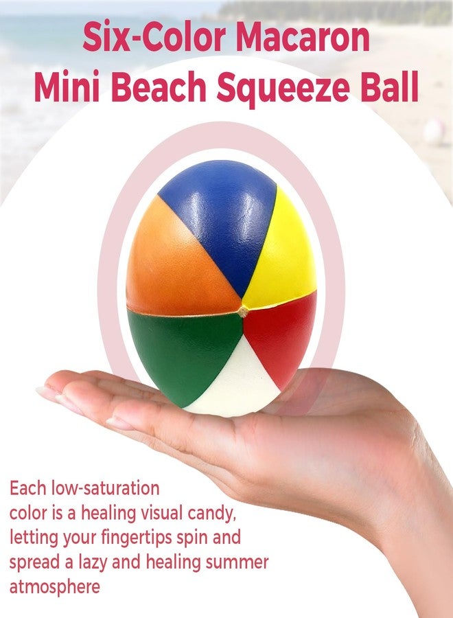 Odowalker 50 Pcs Mini Beach Balls Bulk, 2.5 Inch Small Rainbow Blow Up Beach Balls, Bulk Squeeze Mini Pool Balls for Birthday Beach Parties, Hawaiian Parties, Summer Water Games (Bright Colors) - Image 4