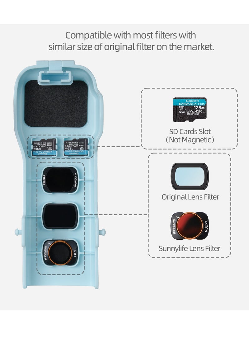 SUNNY LIFE Colorful Protective Lid for DJI OSMO Pocket 3,Silicone Protective Case Cover, Tempered Glass Screen Protector, Lens Protector  - Image 3