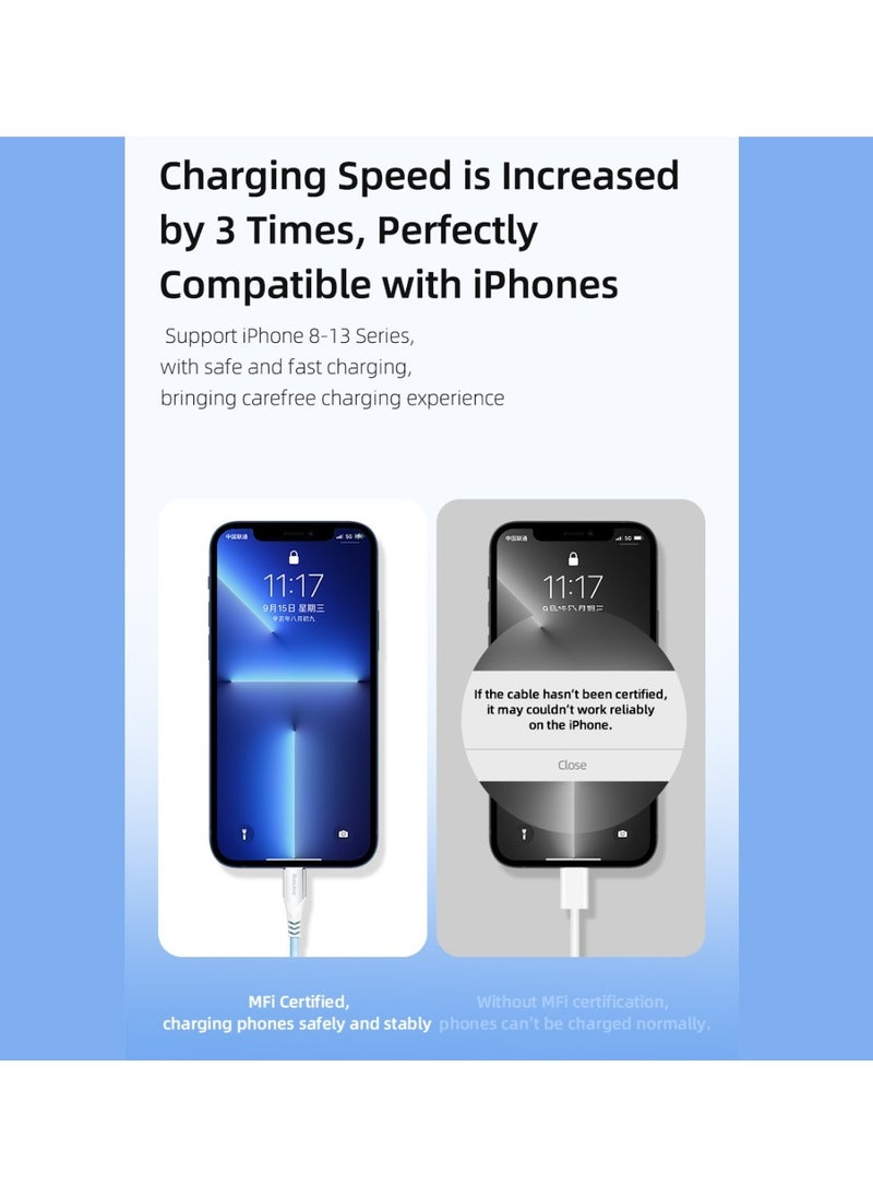HuntKey - Huntkey A02 - USB A to Lightning, MFI approved, Cotton braided Aluminum Shell Fast Charging Cable, 2.4A, 1.5M iPhone 14 13 12 11 Pro, iPad, iPod - Black - Image 1