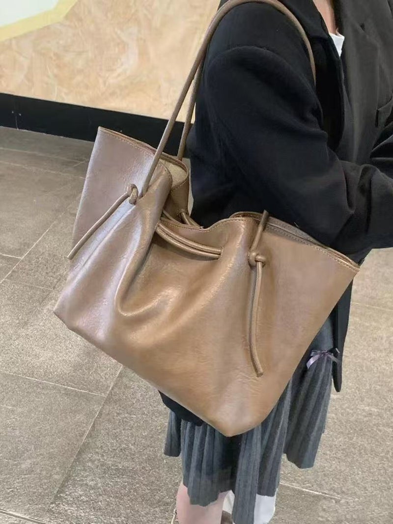 حقيبة توت عتيقة مع أربطة للنساء - Image 3
