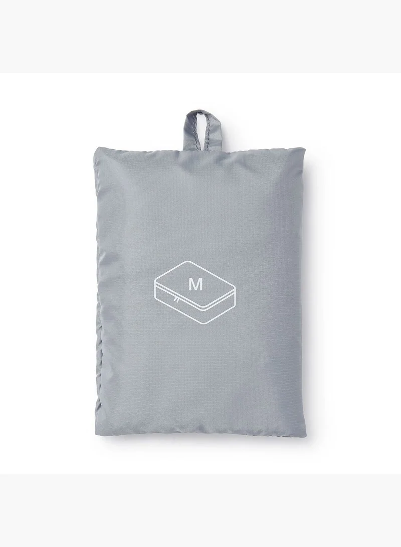 MUJI Polyester Gusset Case, W 26 x D 40 x H 10 cm, M, Grey