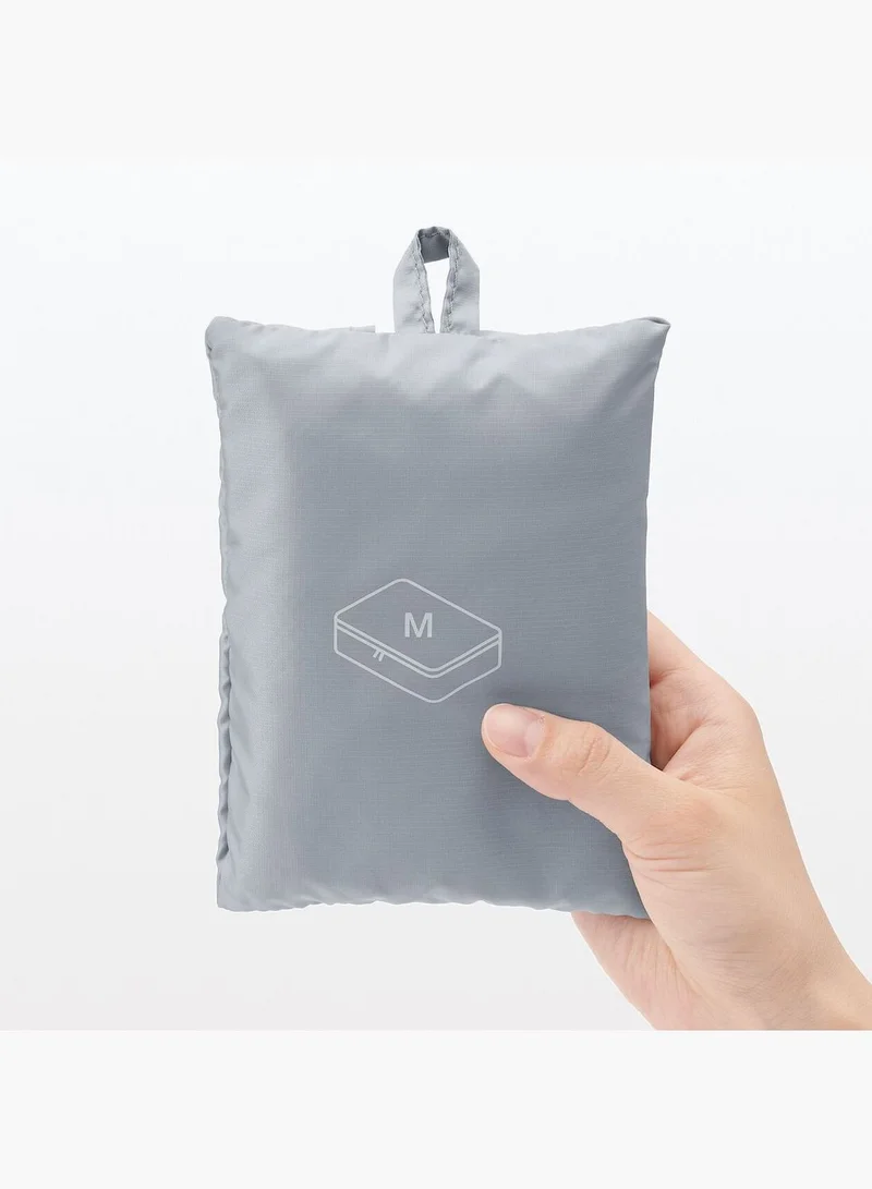 MUJI Polyester Gusset Case, W 26 x D 40 x H 10 cm, M, Grey