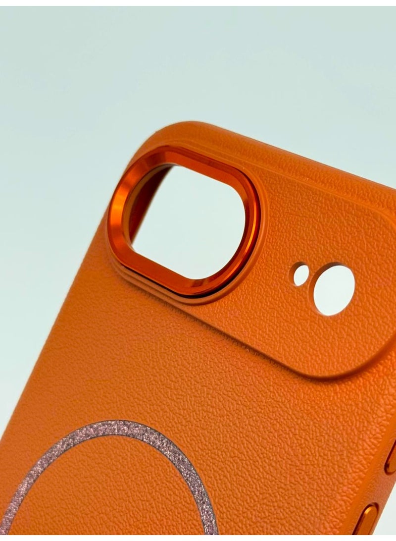 general Premium Leather Texture Magnetic MagSafe iPhone Case with Shockproof Protection & Camera Lens Guard – For iPhone 17 Air - Image 2