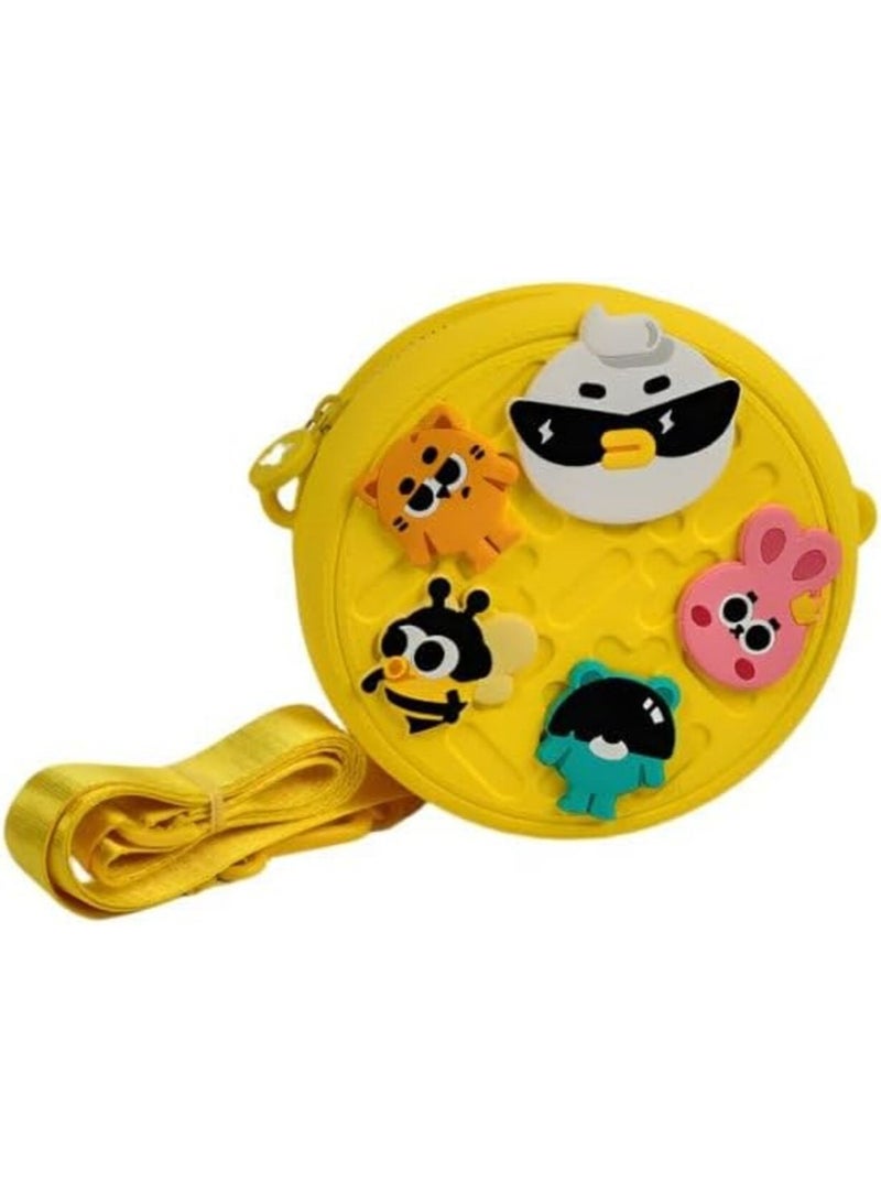 بيكوسيسي حقيبة ظهر مستديرة للأطفال Picocici K36 باللون الأصفر - Image 2