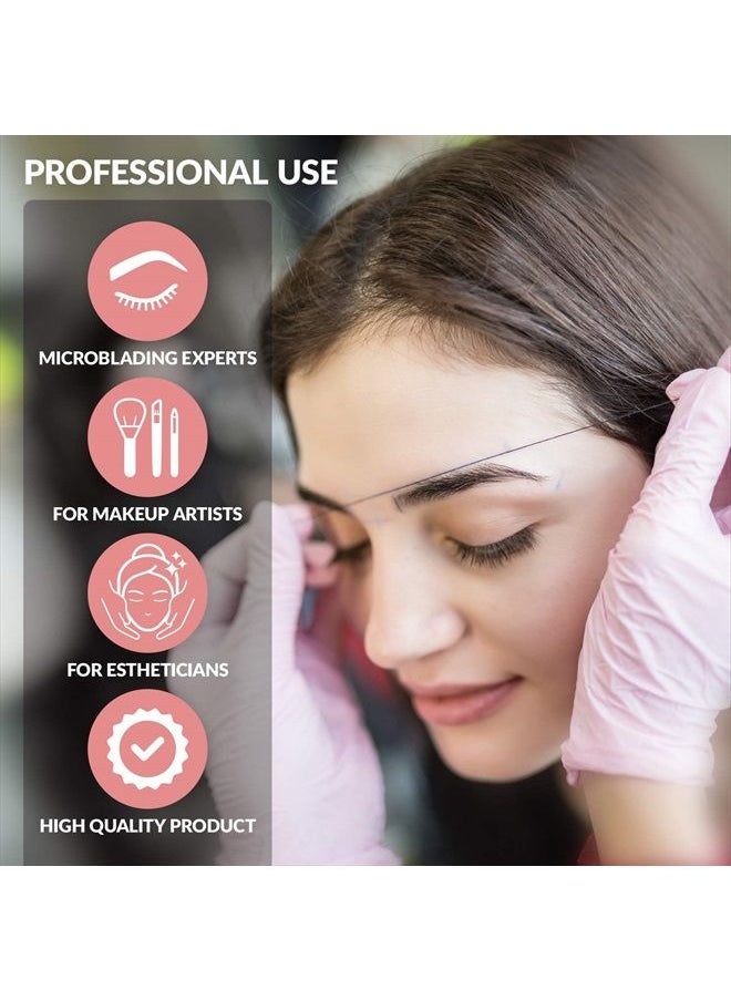 Stylia - Microblading Supplies Pre-Inked Eyebrow Mapping String – 15 Meters - Ultra-Thin, Mess-Free Thread, Create a Crisp, Spot-on Brow Map Every Time – Hypoallergenic, Cosmetic Grade For Permanent Makeup - Image 1