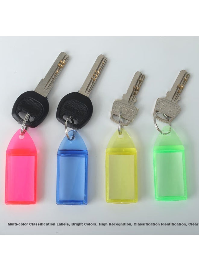 Tango (Tango) Key Tags Colorful Double-Sided 24Pcs/Tube Four-Color Pet Tube Pack Tags Hotel Landlord Big Key Custom Classification Tags Easy-To-Identify Key Tags - Image 4