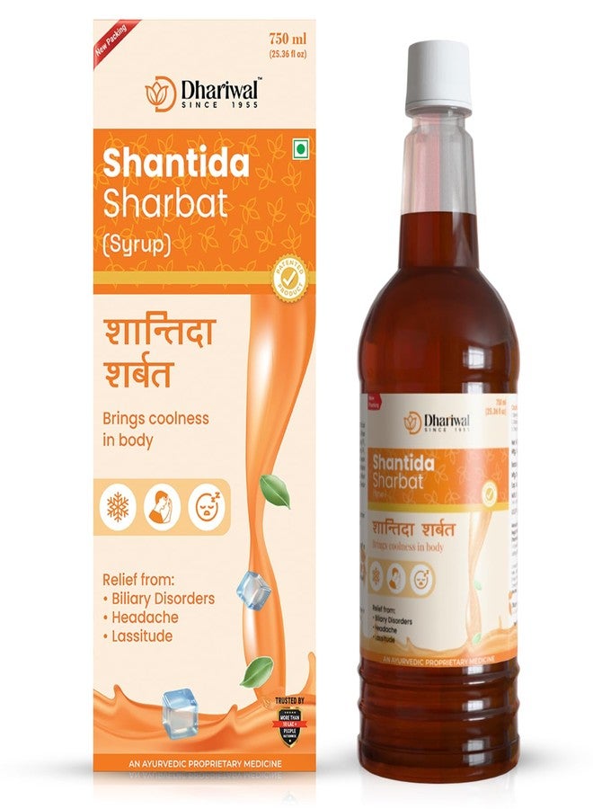Dhariwal Ayurveda Shantida Sharbat | Ayurvedic Formulation | Traditional Herbal Blend | 750ml - Image 1