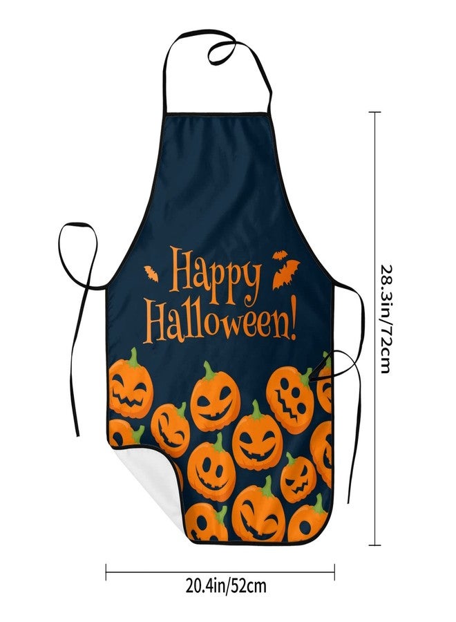 Jpayxese Halloween Aprons for Women, Pumpkin Halloween Decorations for Men, Grilling Cooking Chef Kitchen Fall Apron Gifts for Mom Wife Dad Husband Girls - Image 5