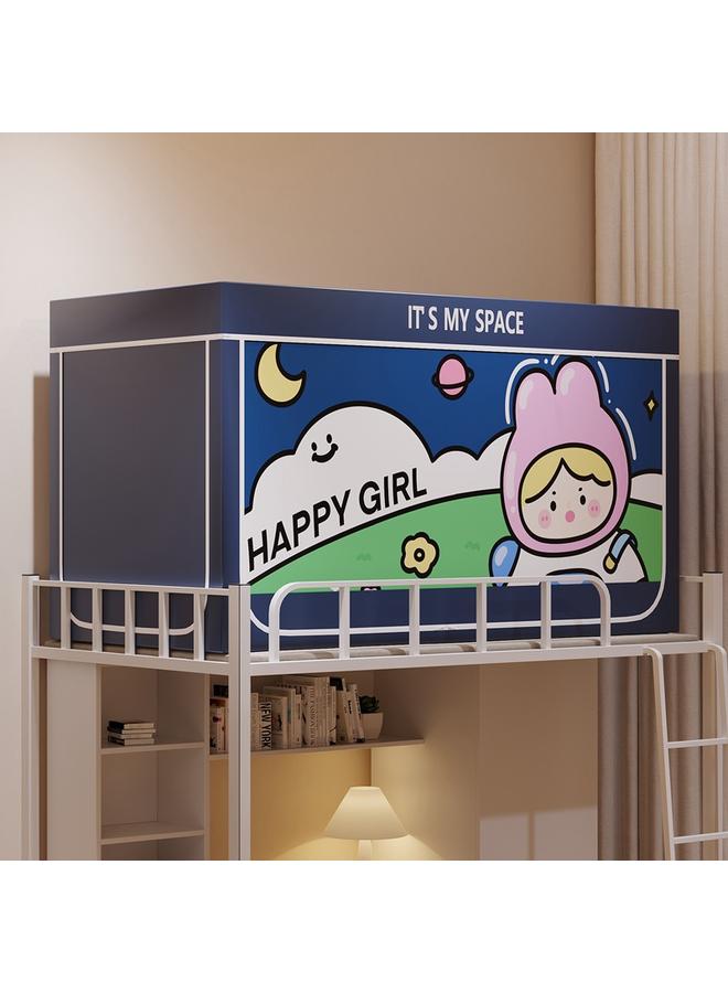 Bluejw Wholesale Student Dormitory Upper And Lower Bunk Blackout Mosquito Net School Double High And Low Bed Seat Bed Type Bed Curtain Zipper Bed Curtain - Image 1