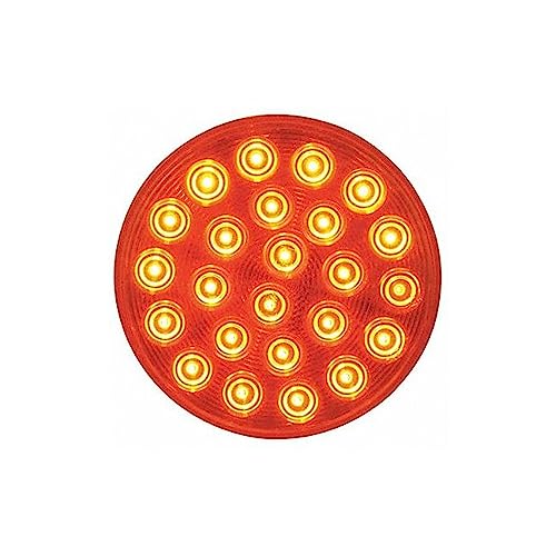 Maxxima (M42701Y) Amber 4" Round LED Warning Flasher Light - Image 1