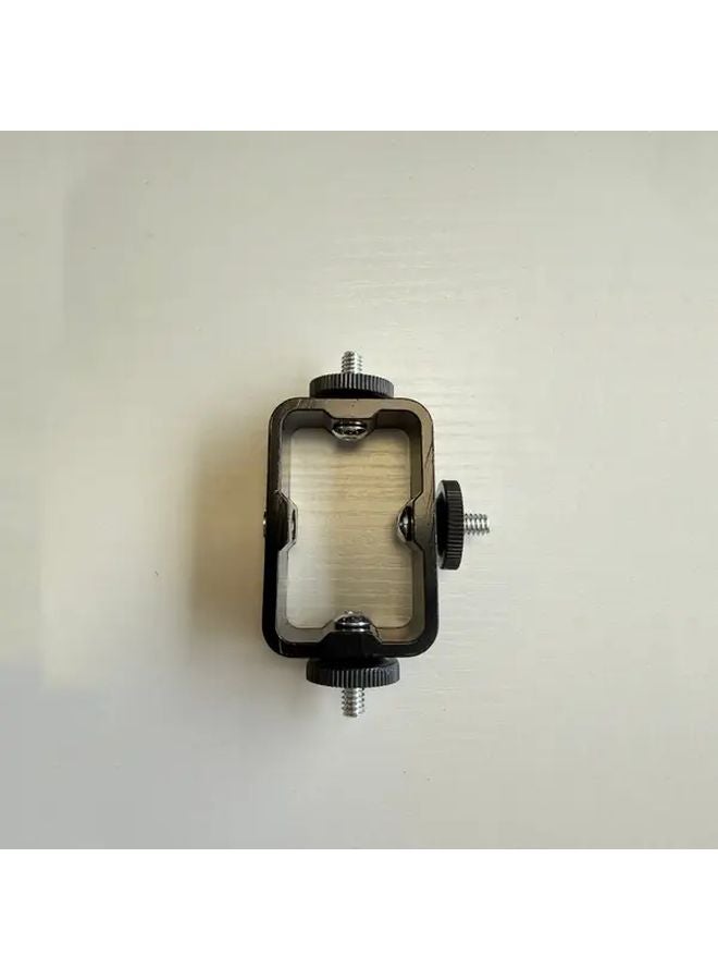 Black Aluminum Alloy Tripod Head Adjustable For Mobile Phone Photography Live Streaming - Image 4